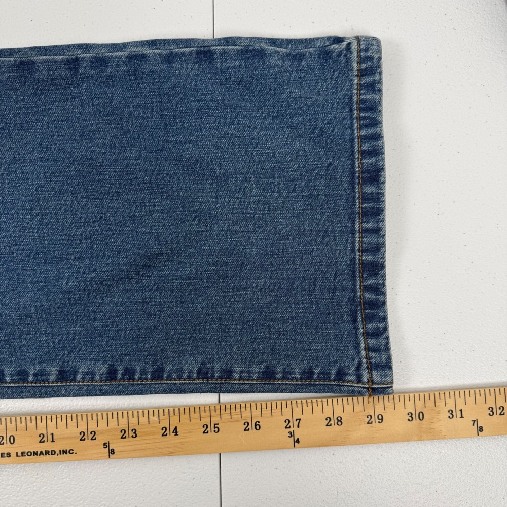 Lauren Ralph Lauren Jeans Co Blue Straight Leg Stretch Denim Pants Womens 14 - Picture 5 of 10